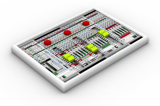 sound mixer for audio recording