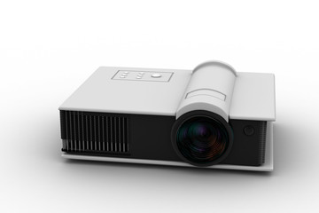 3d render of Full HD projector