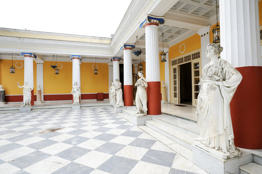 Column of Muses in Achillion palace
