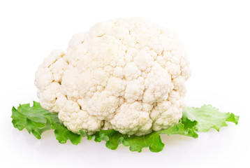 fresh cauliflower with herbs