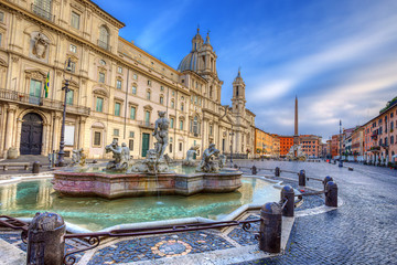 Fototapeta na wymiar Piazza Navona, Rzym. Włochy