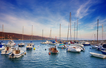 Fototapeta na wymiar Marina w Opatija. Chorwacja.