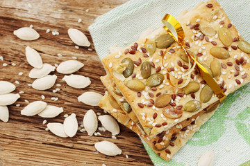 Cookies with seeds