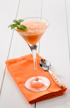 Mousse di melone e menta