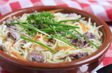 Beef noodle soup
