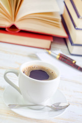 coffee and note