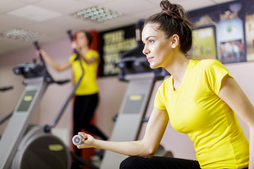 Young woman in the gym