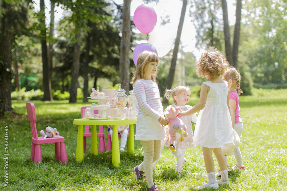 Wall mural Birthday party