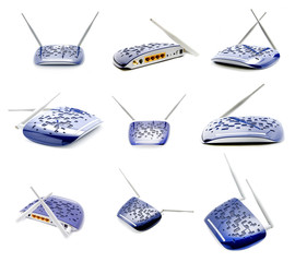 Wi-Fi Router collage