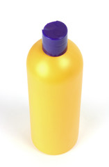 Shampoo bottle isolated in white