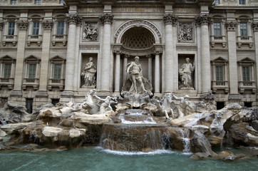 Rome,Fountain di Trevi 