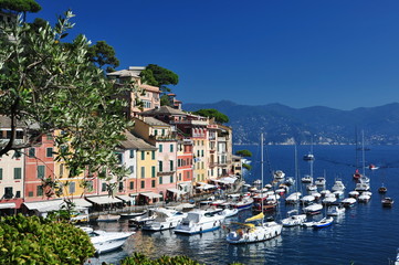 Fototapeta na wymiar Portofino, słynny małe miasteczko w pobliżu Genova, Włochy