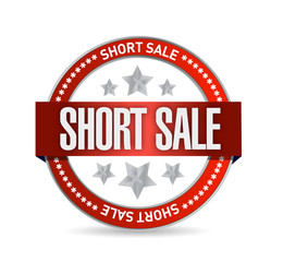 short sale seal stamp illustration design