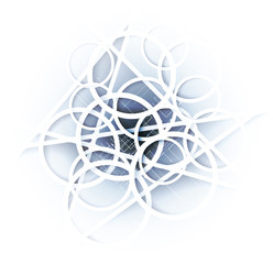 abstract blur ice technology business background