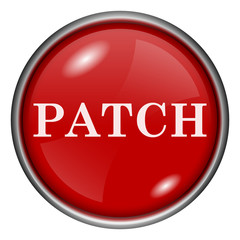 Red round glossy icon