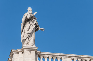 The Papal Basilica of Saint Mary Major in Rome, Italy.