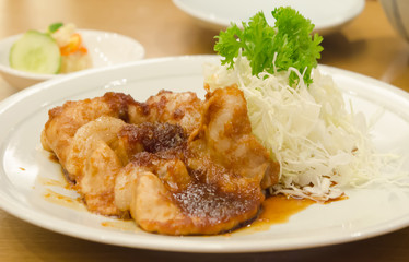 sauteed pork with ginger sauce