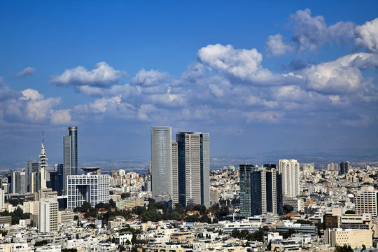 Downtown Tel-Aviv Skyline