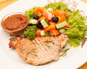 chicken with vegetables