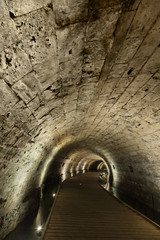 Naklejka premium Tunel Templariuszy w Acco
