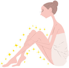 女性　美容　脚