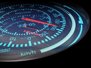 Fototapeta premium Speedometer