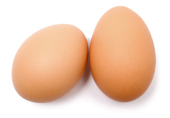 two eggs