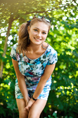 Fototapeta premium smiling young woman