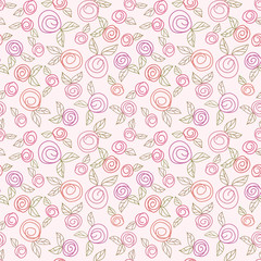 seamless abstract  floral background
