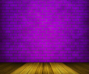 Violet Brick Room Backdrop