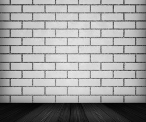 White Brick Room Backdrop