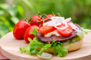 Barbecue sandwich