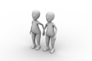 3d render businessman