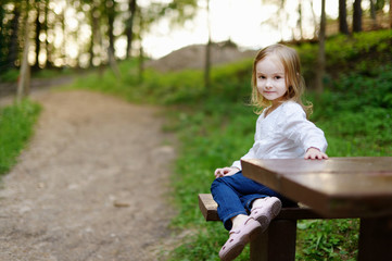 Adorable little girl portrait