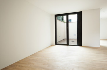 interior new house, veranda view from the hall