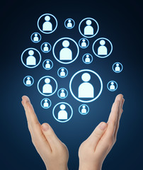 Social media concept