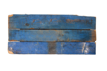 tablas de madera vieja pintada de azul