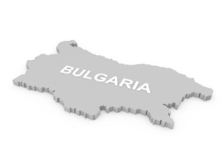 bulgaria 3d map