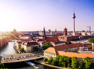 Panele Szklane  panorama Berlina