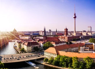 Fotobehang Berlijn Berlijn panorama