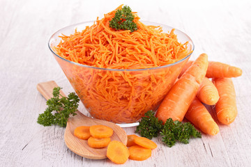 grated carrot