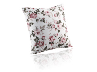 beautiful and soft cushion isolated on white background