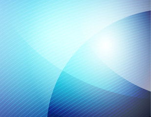 Business blue wave template