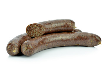 Kiszka na białym tle