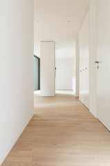 Fototapeta na wymiar interior new house; corridor view
