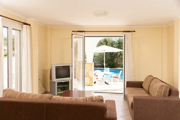 Interior of a resort vila