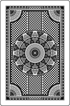 playing card back side
