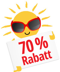 70 % Rabatt