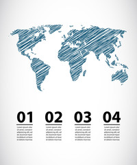 vector map with special sketch design