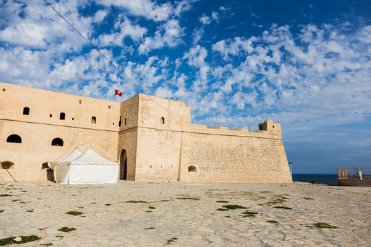 ancient castle of Mahdia, Tunisia